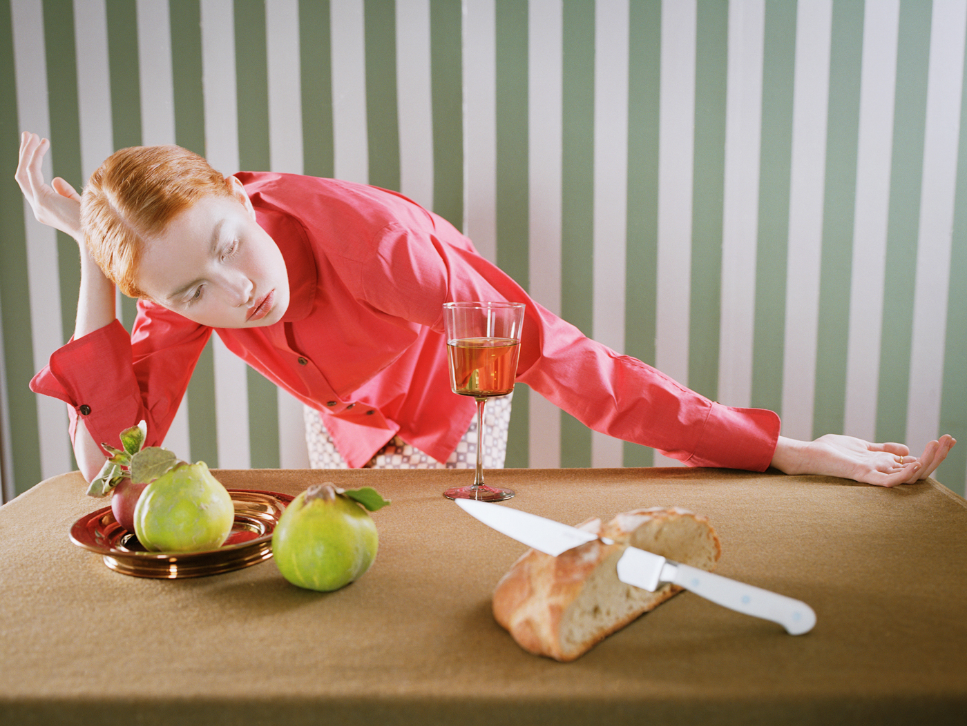 After Balthus | Girl Table Knife