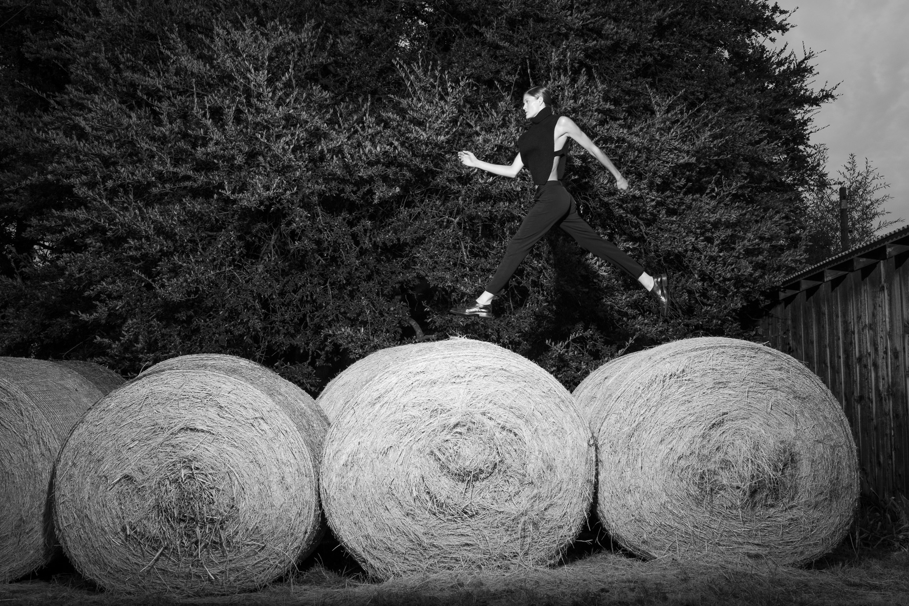  Blurring the Line | Leaping on Bales