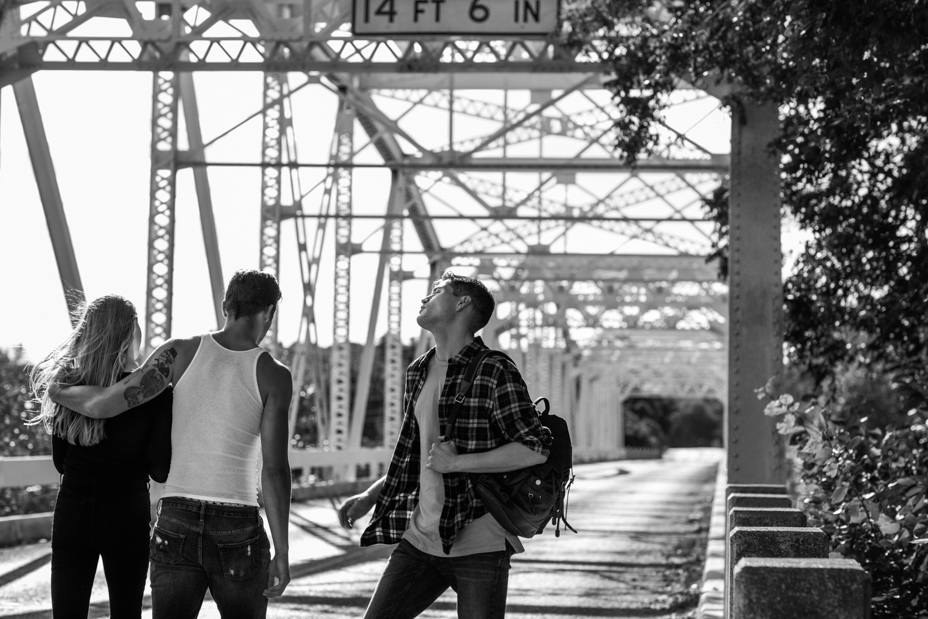 Kate, Matt, Edward, On the Bridge Exit 294